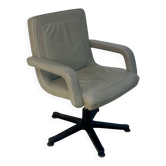 Fauteuil visiteur mobilier international cuir Gris 2000