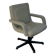 Visitor armchair international furniture leather Gray 2000