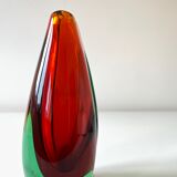 Elegant Sommerso vase. Murano