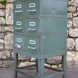 Vintage Strafor furniture, 6-drawer furniture, vintage metal furniture, industrial, loft decor, 50's