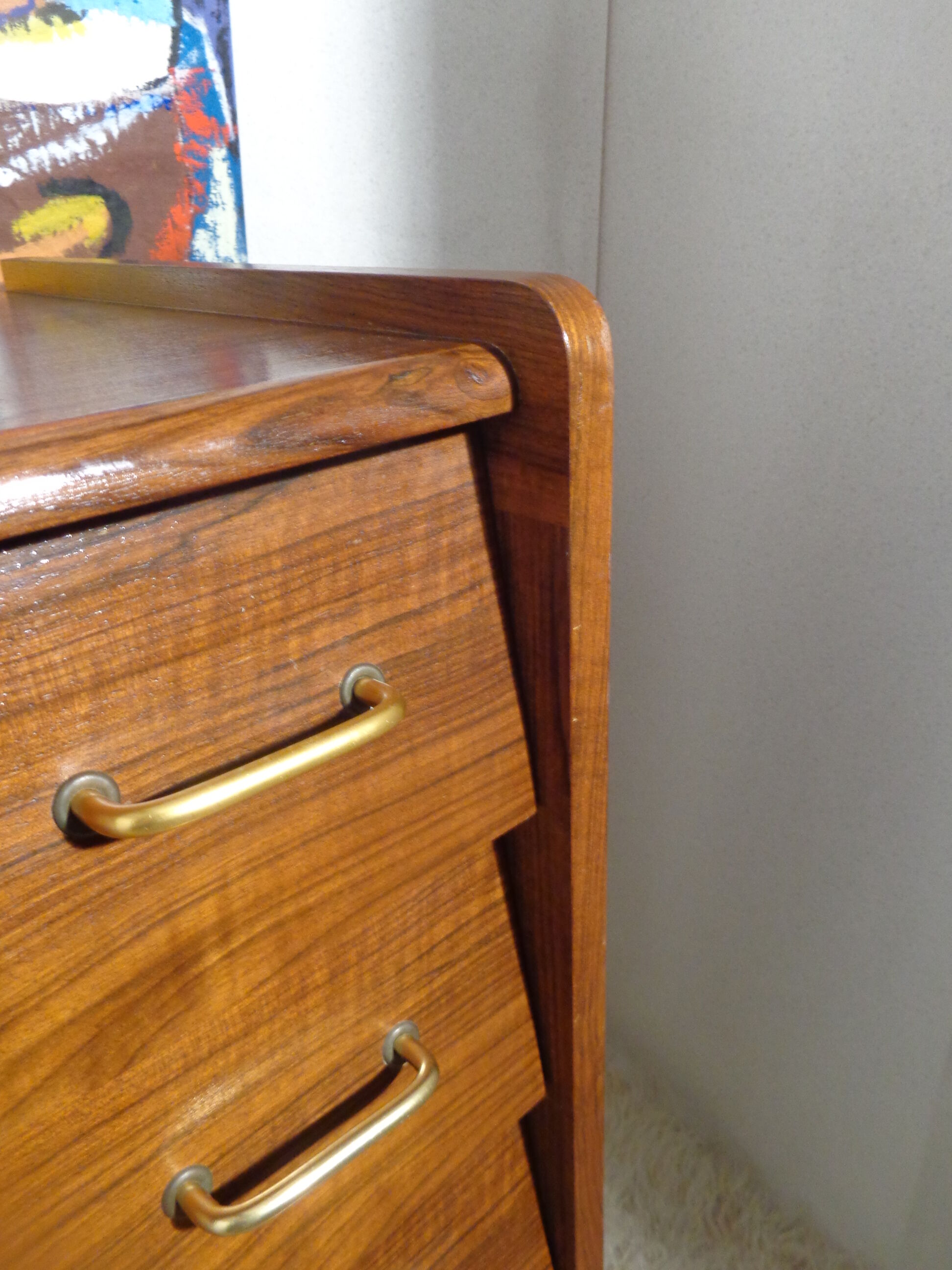 Vintage rag chest of drawers from the 60s