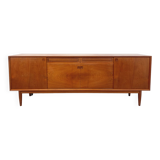 Vintage Scandinavian teak sideboard from the 60s by designer Edvard Valentinsen for Samcom