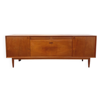 Vintage Scandinavian teak sideboard from the 60s by designer Edvard Valentinsen for Samcom
