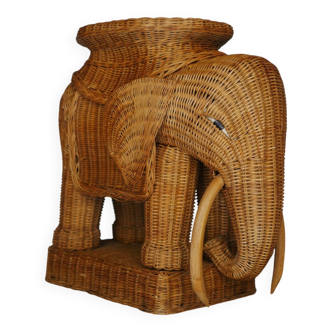 Table basse éléphant des années 60 - Décoration vintage maison