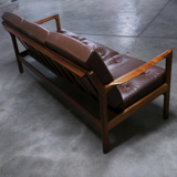 Mid-Century Swedish Rosewood 3-Seater Sofa by Karl Erik Ekselius for JOC Vetlanda, 1960s
