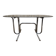 Tubular chrome and smoked glass dining table, 1970