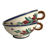 Quimper cider cups or bowls