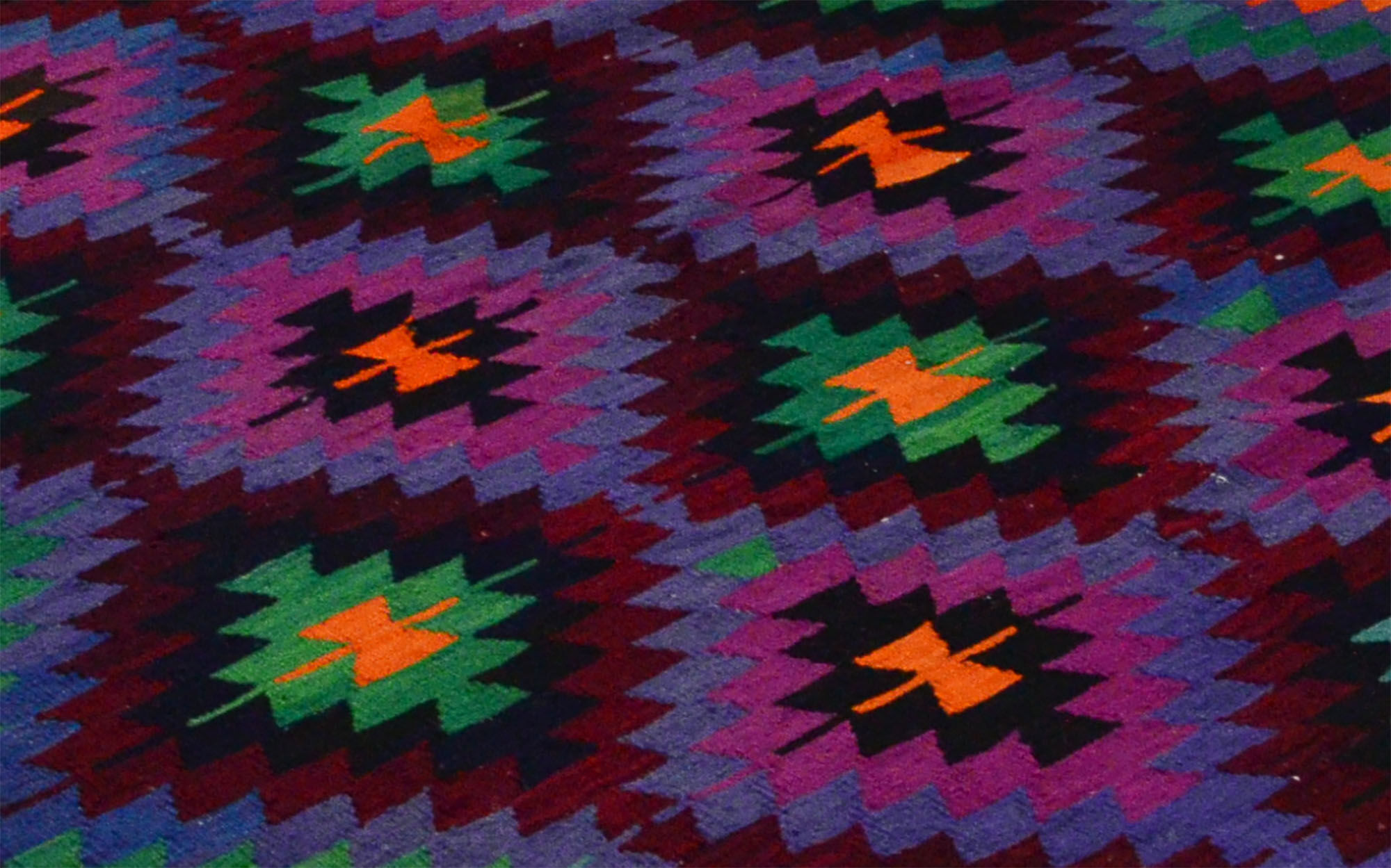 Anatolian handmade kilim rug 283 cm x 163 cm