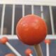 Vintage orange coatrack