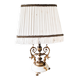 Antique 1-light lamp in gilded bronze and onyx, bedside lamp, desk lamp.