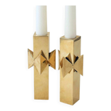 Pair of Rossett candlesticks SKULTUNA Pierre Forsell