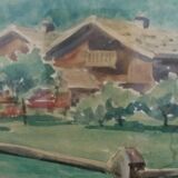 Aquarelle ancienne