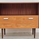 Petit meuble d'appoint buffet en bois 1970