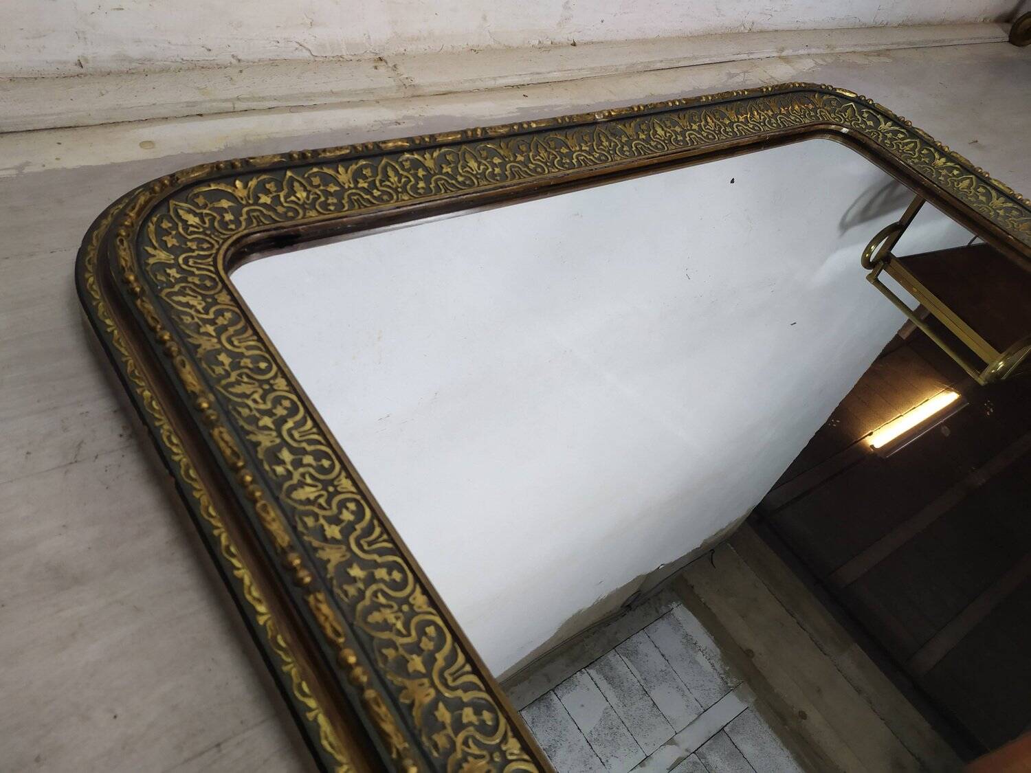 Miroir doré Napoléon III