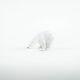 Porcelain polar bear figurine, Danish design, 1970s, manufactured by Royal