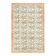 Tapis en laine et coton à décor floral