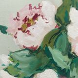 Tableau ancien les Pivoines