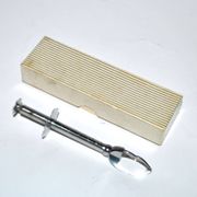 Vintage sugar tongs "Crab Tongs" in silver-plated metal