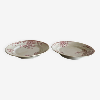 Set of two Terre de fer compote bowls, Althea model