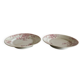 Set of two Terre de fer compote bowls, Althea model