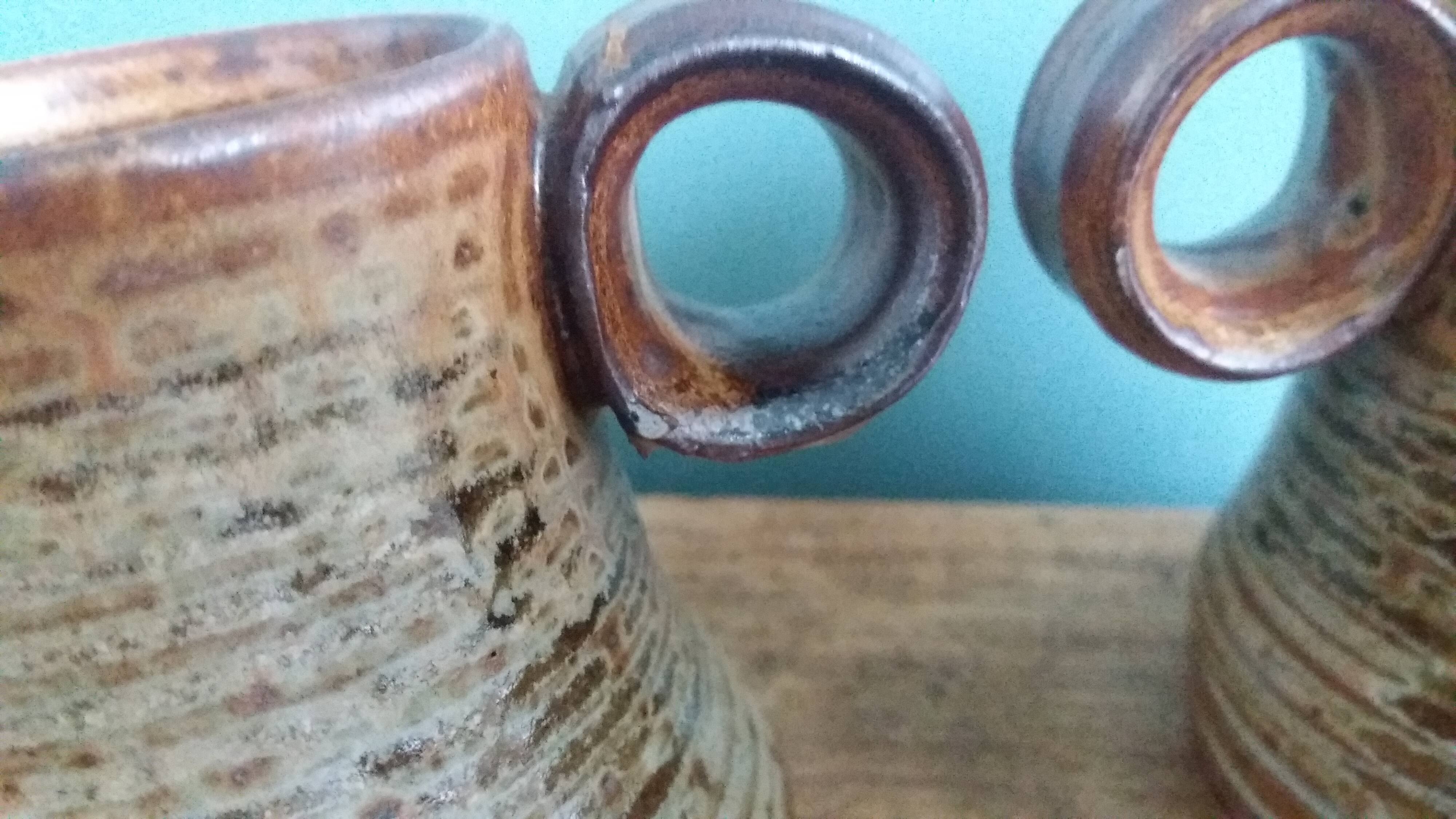 Tasses mugs en grès de Puisaye, Jean-Pierre Prud’homme