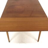Teak “portfolio” dining room table, Sweden, 1960s