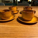 Set of 4 Anduze pottery cups