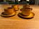 Set of 4 Anduze pottery cups
