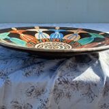 Glazed terracotta dish
