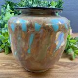 Handcrafted ceramic vase “Unique Piece AR” vintage glazed