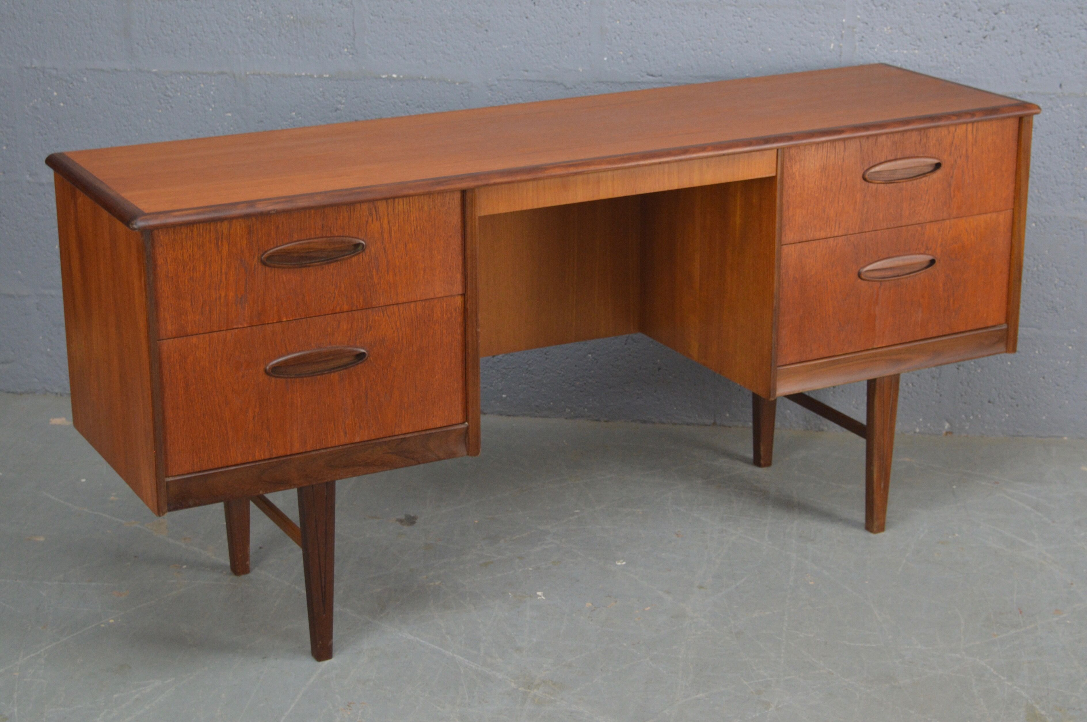 Mid Century Vintage Teak Desk