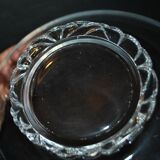 Kim Coupe salad bowl in crystal signed DAUM France - DESIGN 1950