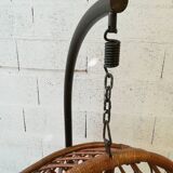 Vintage rattan hanging chair in perfect condition