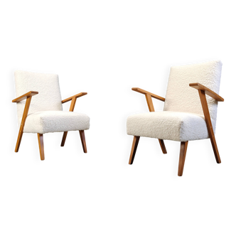 Pair of mid-century Dutch armchairs, 1960s