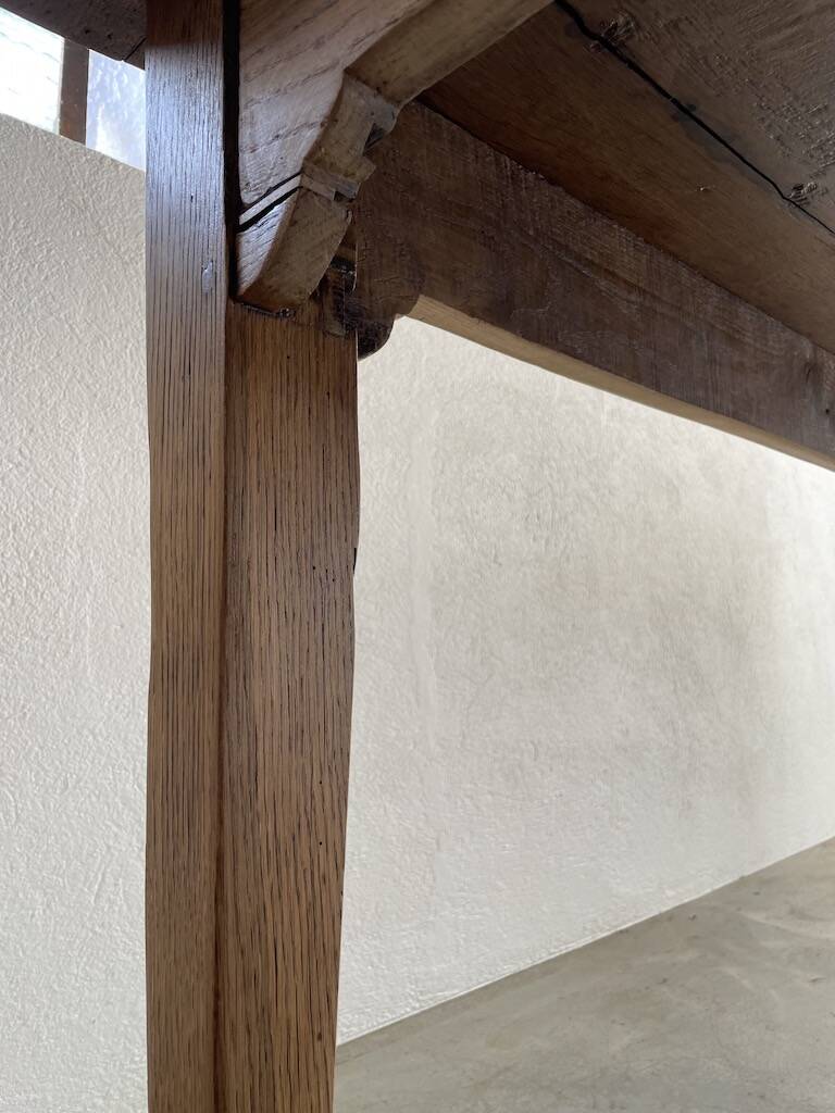 Oak farm table 220 cm