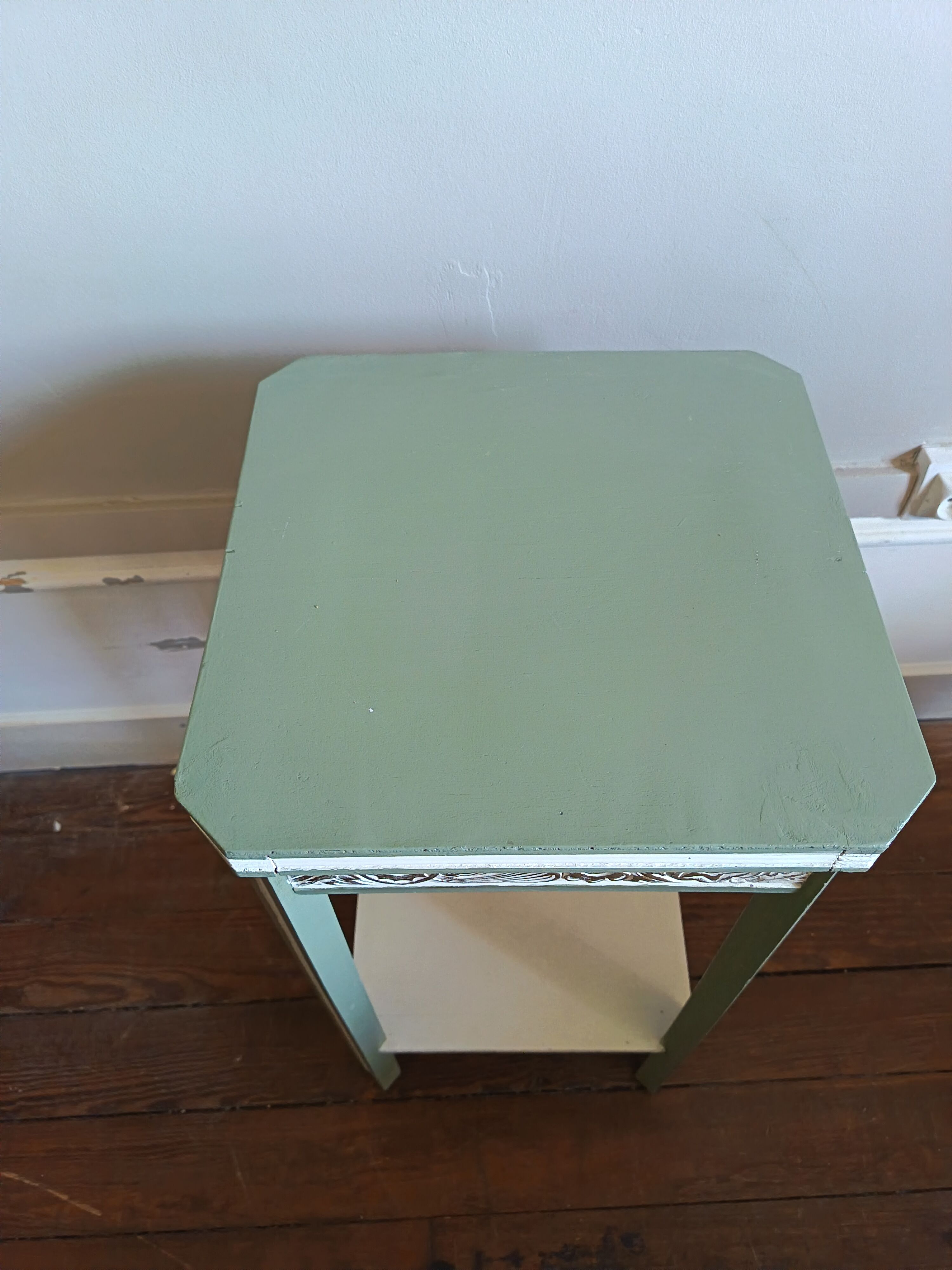Selette art déco en bois peint - années 30