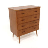Scandinavian teak chest of drawers, Sweden, 1960