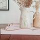 Presentation tray in raw and pink wood