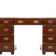 Mahogany Campaign Desk by N. Norton LTD England
