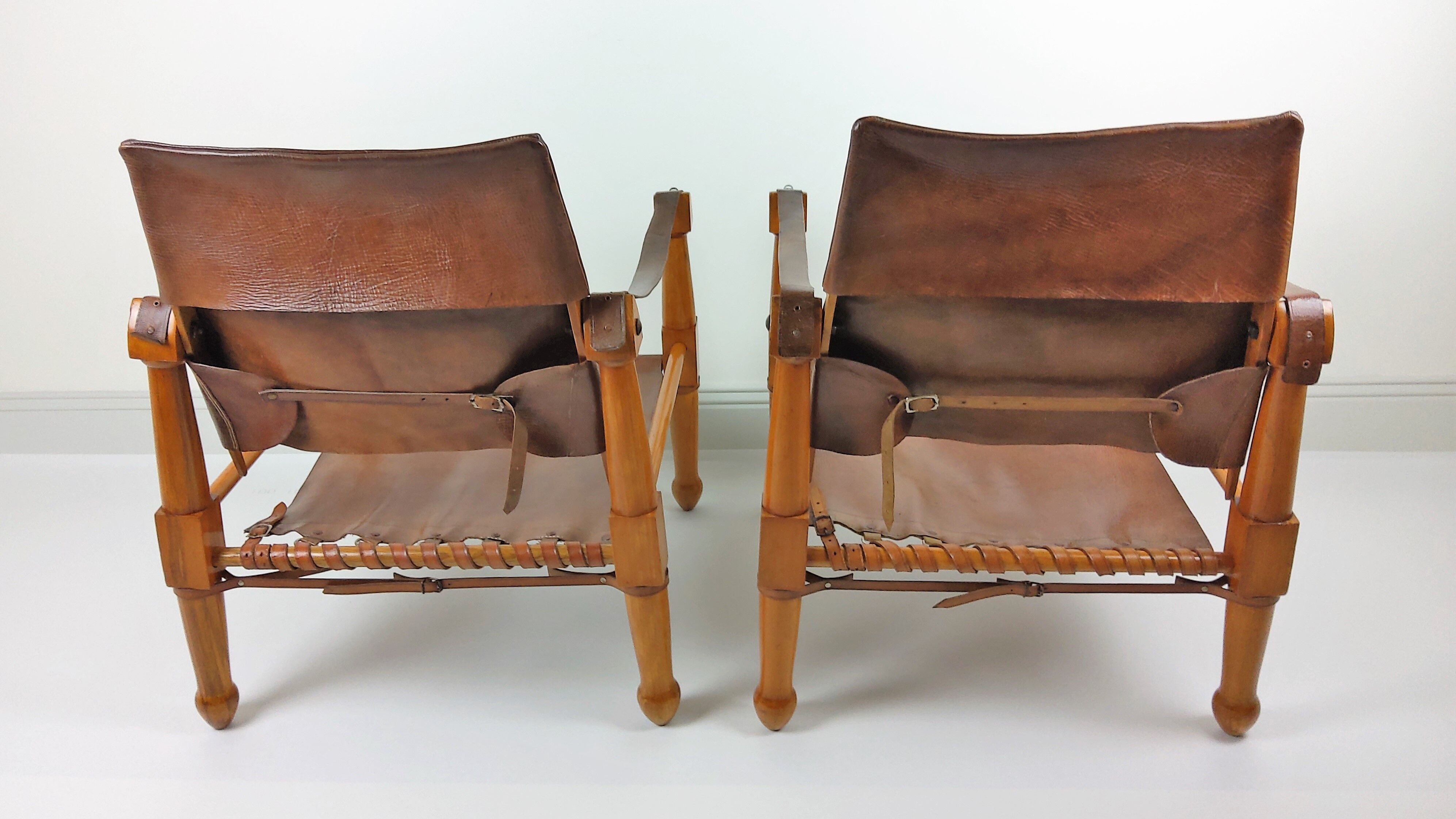 2 safari armchairs 1940
