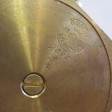 Pair of solid brass candlesticks by Lars Bergsten for Gusum