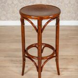Vintage Bar Stool in Beech, 1980s
