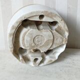 “Lux” porcelain & gold-plated brass switch