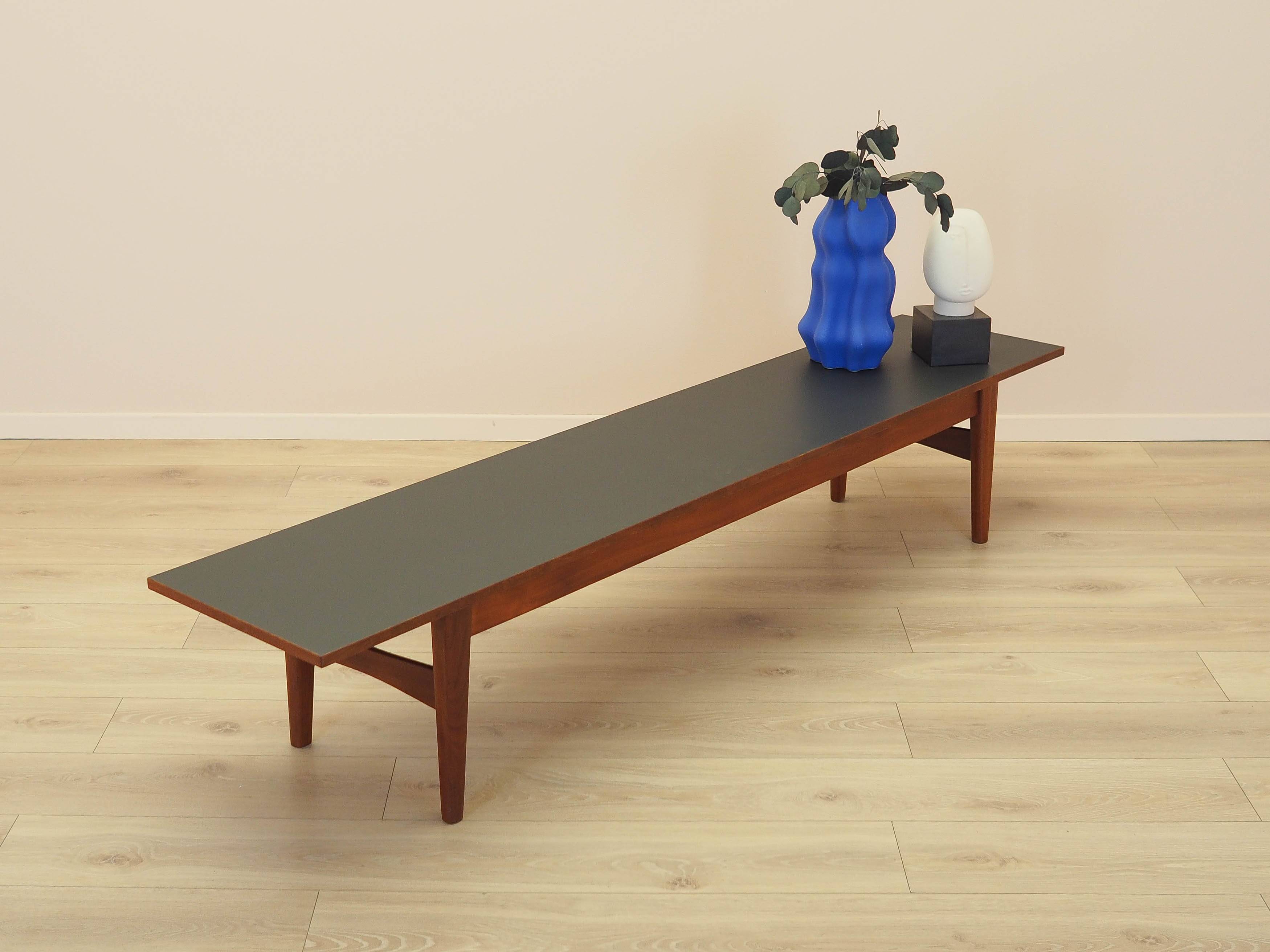 Teak lowboard, Danish design, 1970s, made in Denmark
