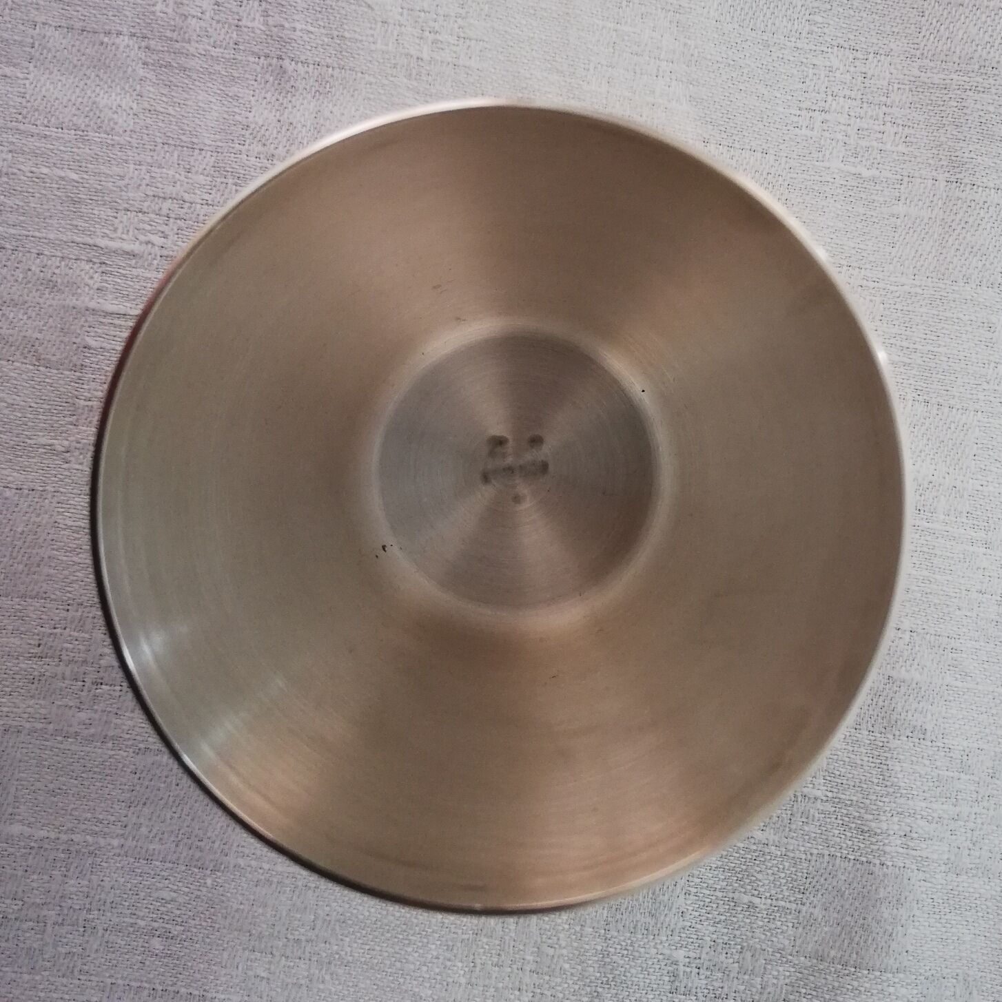 Timbale Ercuis Silver Metal Shell