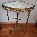 Bronze corner console