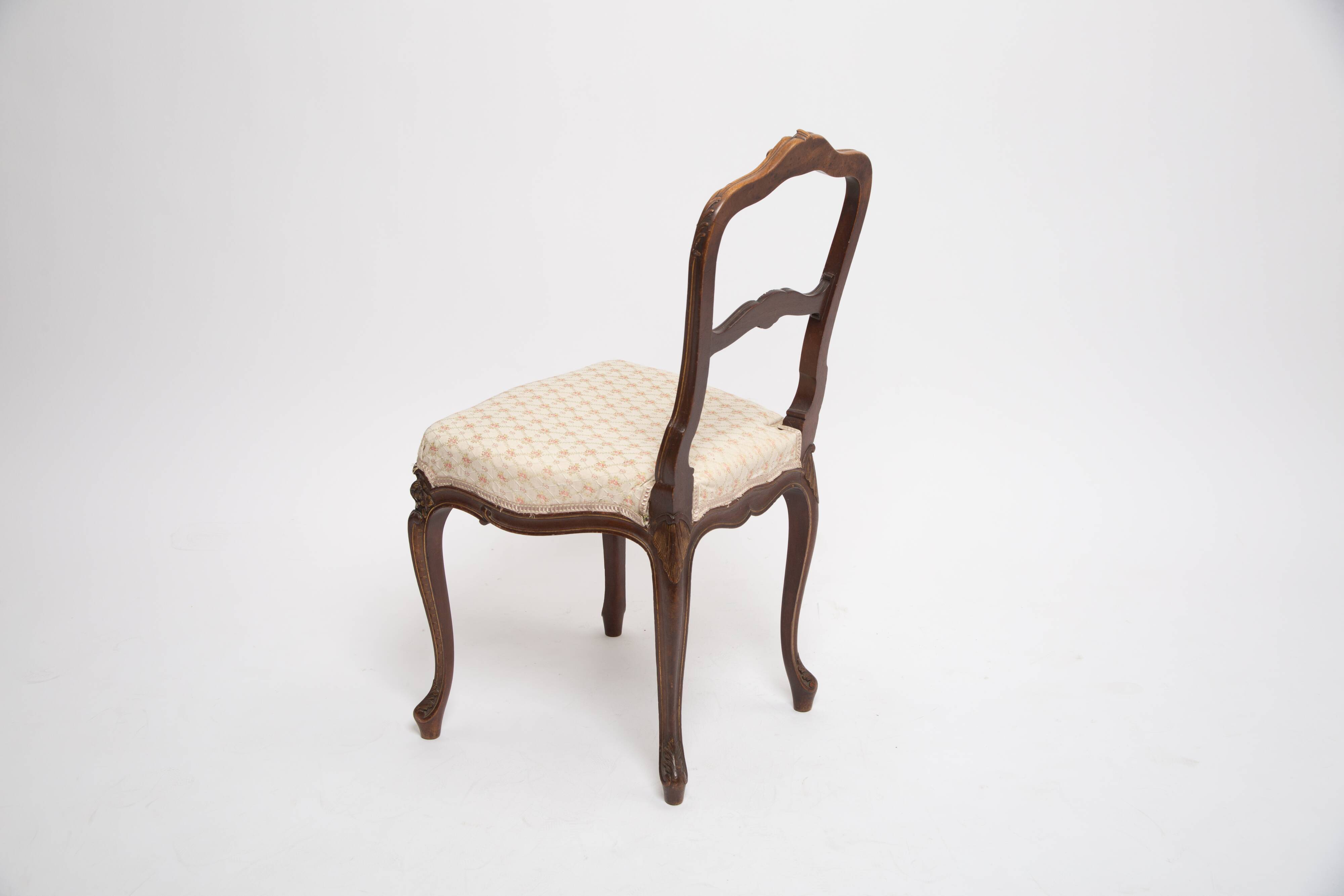 Old chair 1860 signed Pecquereau Napoleon lll