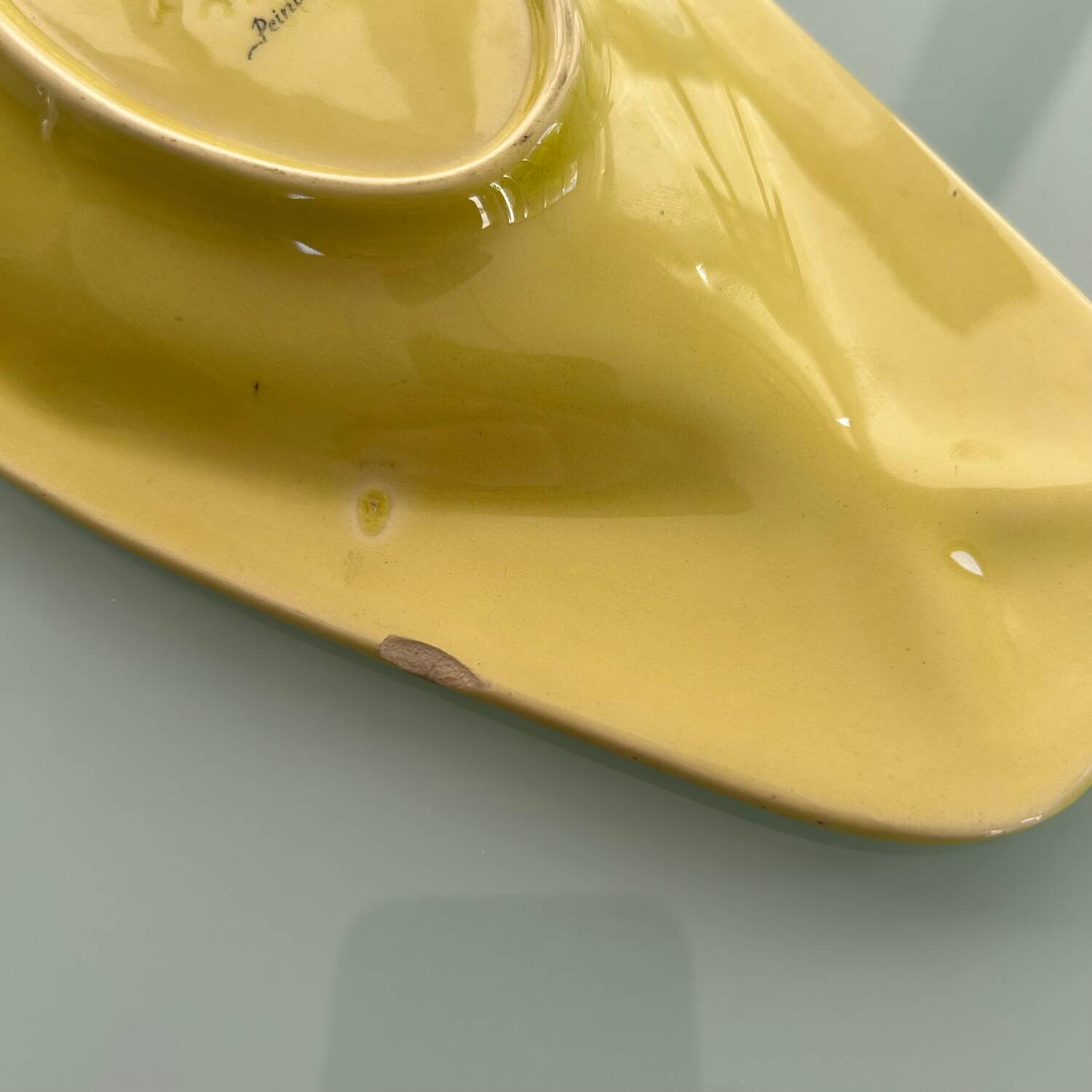 Striped fish dish 1950