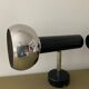 Pair of vintage wall lamps 60s-70s in chrome metal