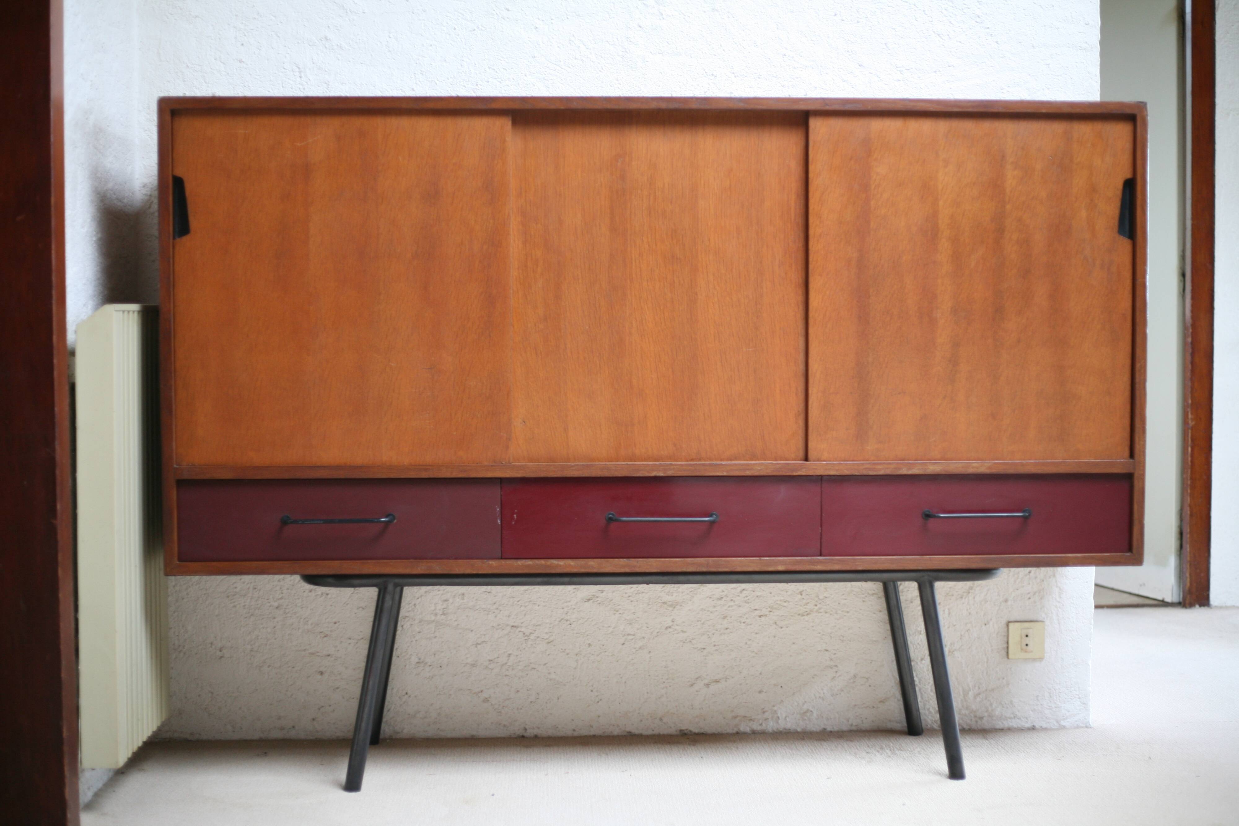 Bahut 102 by Janine Abraham, tv furniture edition, France, 1953